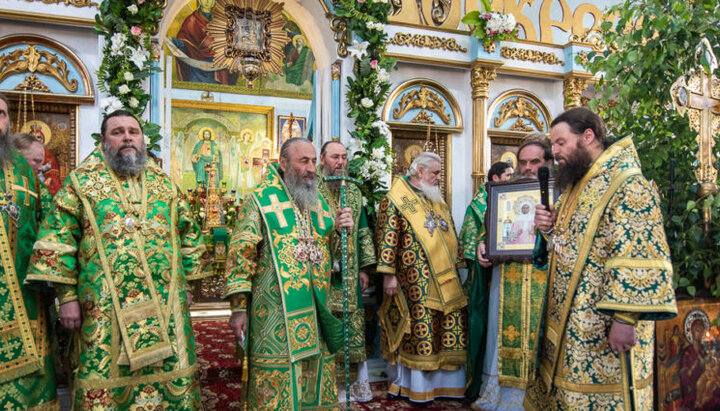 His Beatitude Metropolitan Onuphry during a festive divine service in Alexandria. Photo: news.church.ua