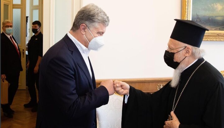 Petro Poroshenko and Patriarch Bartholomew. Photo: https://www.instagram.com/petroporoshenko