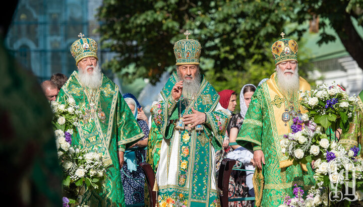 В день своего тезоименитства Предстоятель УПЦ поблагодарил за поздравления и поддержку. Фото: news.church.ua