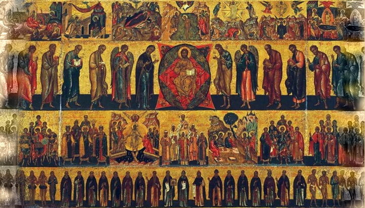 Икона всех святых. Фрагмент. Фото: mitropolia42.ru