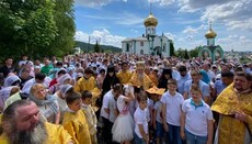 Митрополит Феодор возглавил престольный праздник Красногорского монастыря