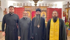 Bishop visits new church of Vinnytsia community refusing to join OCU