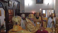 Епископ УПЦ принял участие в освящении престола в кафедральном соборе Праги