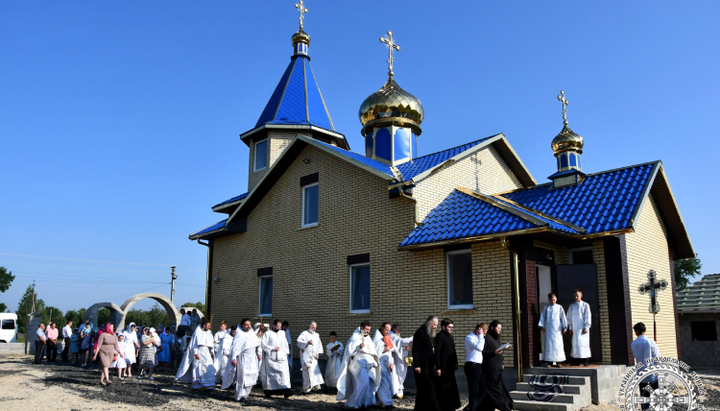 Ιερός Ναός προς τιμήν της εικόνας της Παναγίας Γοργοεπηκόου στο χωριό Μπρόνιτσα. Φωτογραφία: pravoslavna.volyn.ua