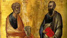 Церковь празднует память святых апостолов Петра и Павла