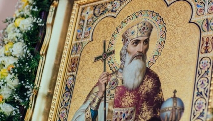 Icoana Sfântului deopotrivă cu Apostolii Marele Cneaz Vladimir. Imagine: pagina de Facebook a Centrului de informații al Bisericii Ortodoxe Ucrainene.