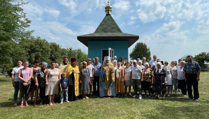 Освячення каплиці в селі Іваньки Уманської єпархії. Фото: eparhia-uman.org.ua