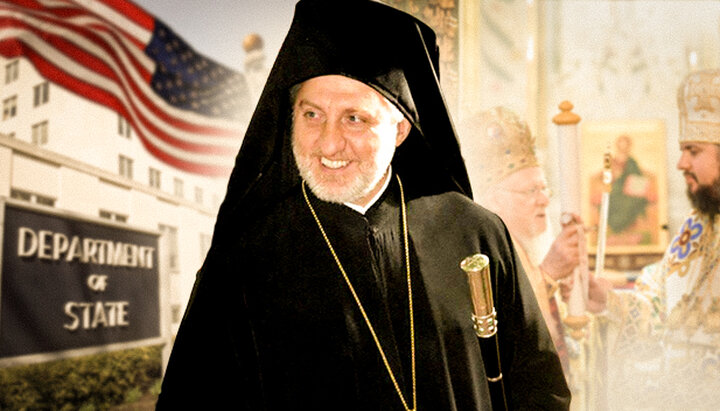 Archbishop Elpidophorus. Collage: UOJ