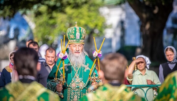 Блаженніший Митрополит Київський і всієї України Онуфрій. Фото: сторінка в Facebook Центру інформації УПЦ.