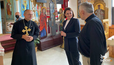 Tikhanovskaya visits temple of schismatic BAOC in New York