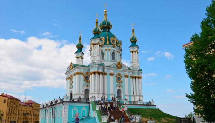 წმინდა ანდრიას სახელობის ეკლესია. ფოტო: my-kiev.com