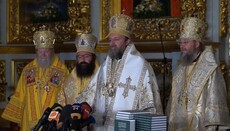Serbian hierarch to believers of UOC: If trials befall, then God is with us