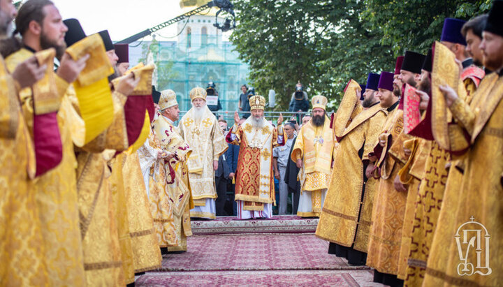 Святкова літургія в Києво-Печерській лаврі, 28.07.21. Фото: news.church.ua