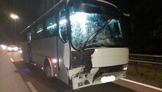 Автобус с паломниками УПЦ попал в ДТП в Ровенской области