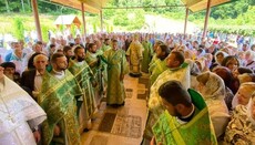 Митрополит Феодор возглавил престольный праздник Приборжавского монастыря