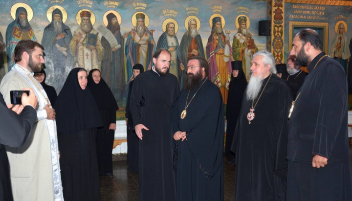 Representatives of the Church of Antioch visited the St. George Metochion in Rivne. Photo: UOJ