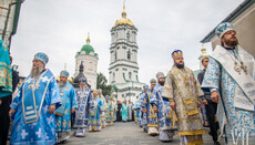 Предстоятель УПЦ возглавил торжества в честь Почаевской иконы Божией Матери