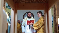 В Бердянской епархии освятили храм УПЦ в честь святого князя Владимира