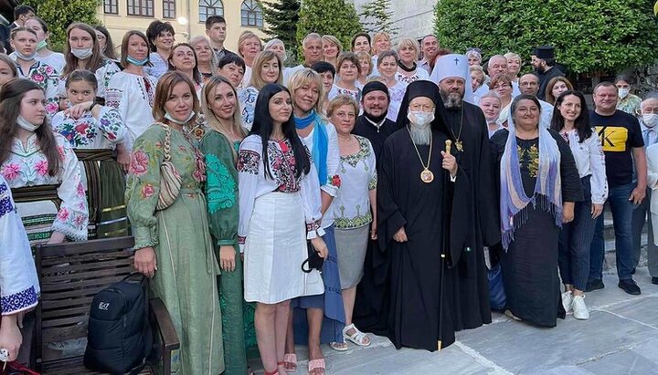 «Προσκυνητές» της OCU, με επικεφαλής τον Μιχαήλ Ζινκέβιτς και ο Πατριάρχης Βαρθολομαίος στο Φανάρι. Φωτογραφία: facebook.com/palomnucya