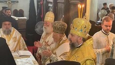 Phanar head and Patriarch of Alexandria concelebrate with Dumenko in Imbros