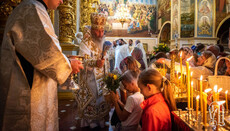 Предстоятель возглавил празднования Преображения Господня в киевской Лавре