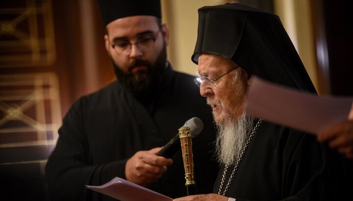 Πατριάρχης Κωνσταντινουπόλεως Βαρθολομαίος στο Κίεβο. Φωτογραφία: pomisna.info