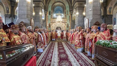 Предстоятель УПЦ очолив прославлення святителя Євменія (Хорольського)
