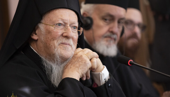 Patriarch Bartholomew at a meeting with the AUCCRO. Photo: news.ugcc.ua