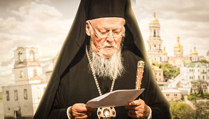 Ο Πατριάρχης Βαρθολομαίος διάβασε μερικές ομιλίες στο Κίεβο. Φωτογραφία: ΕΟΔ