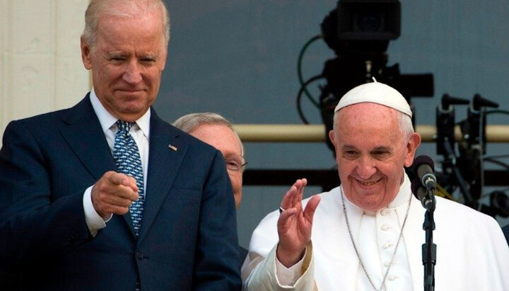 Джо Байден и папа римский Франциск. Фото: vaticannews.va