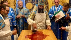 Митрополит Варсонофий освятил новый летний храм УПЦ в с. Шевченко
