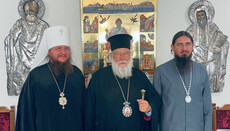 Иерархи УПЦ встретились с митрополитом Керкирским Элладской Церкви