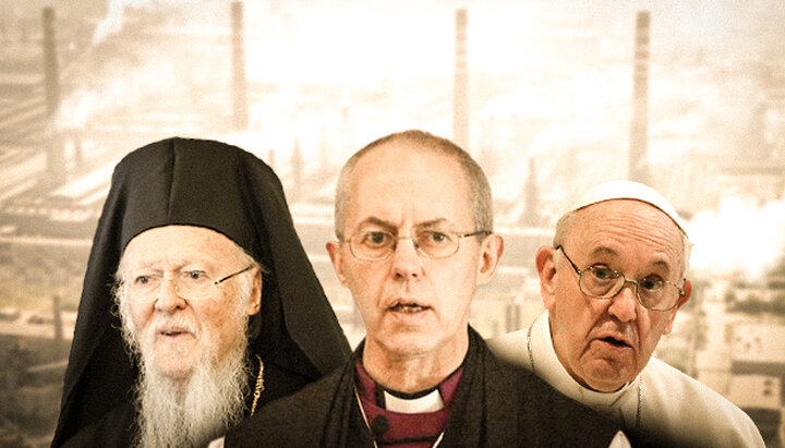 The heads of the Anglicans, Catholics and Phanar addressed humanity. Photo: UOJ