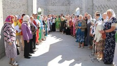 Митрополит Ириней освятил строительство нового храма УПЦ в Слобожанском