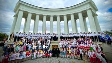 В Одессе при поддержке УПЦ провели флешмоб в честь Международного дня мира