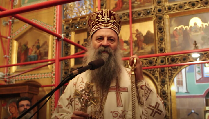 Патріарх Порфирій. Фото: скріншот YouTube-каналу Mitropolija zagrebačka