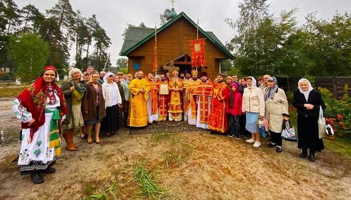 Храм УПЦ КП в Клавдиево-Тарасово. Фото: пресс-служба УПЦ КП