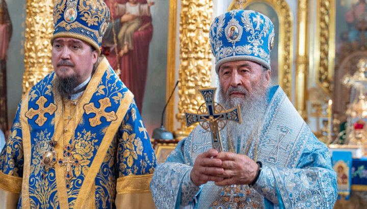 Блаженнейший Онуфрий в Успенском Зимненском монастыре. Фото: news.church.ua