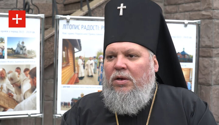 Архієпископ Миколай (Поштовий). Фото: скріншот відео YouTube-каналу «Перший Козацький»