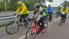 Велопаломники УПЦ подолали перші 100 км з Києва до Святогірської лаври