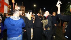 Delegația BOU a adus în Georgia moaștele sfinților din Ucraina