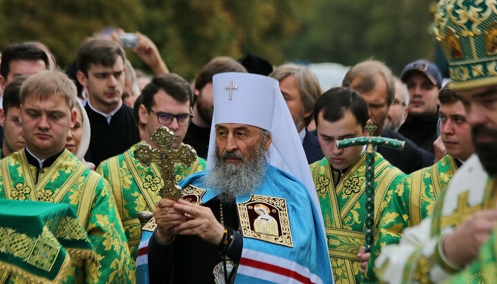 Блаженнейший Онуфрий в Святогорской лавре. Фото: eparhiya.com.ua