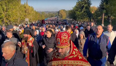 В Олександрійській єпархії УПЦ відбувся хресний хід до мощей сщмч. Миколая