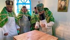 Митрополит Варсонофий освятил новый храм УПЦ в с. Лопатин