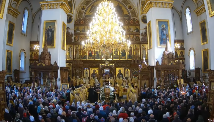 Εορτασμοί με αφορμή την 30η επέτειο της επισκοπής Ντόνετσκ της UOC στην Αγία Λαύρα του Σβιατογκόρσκ. Φωτογραφία: news.church.ua