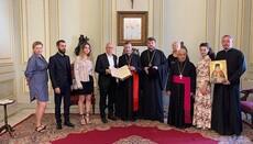 В Ливане Драбинко с католиками презентовал «Мазепинское Евангелие»