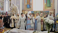 Митрополит Мелетий возглавил чин отпевания протоиерея Василия Масепюка