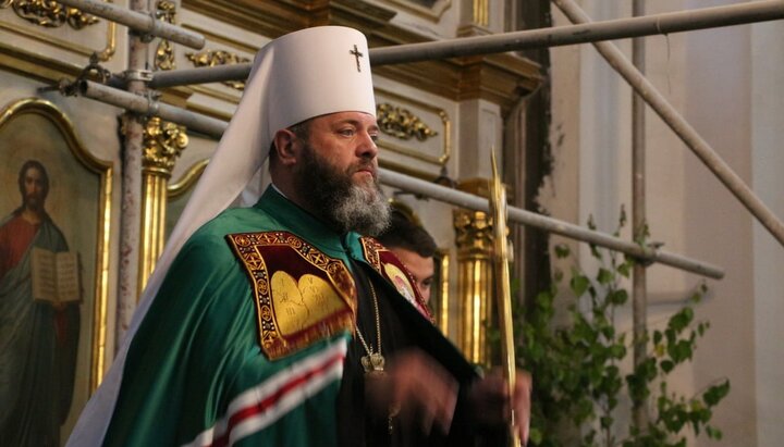 Mikhail Zinkevich in the patriarchal robe. Photo: Facebook page of the Volyn diocese of the OCU