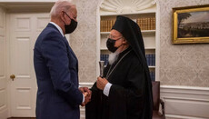 Патриарх Варфоломей встретился в Вашингтоне с Байденом и главой Госдепа