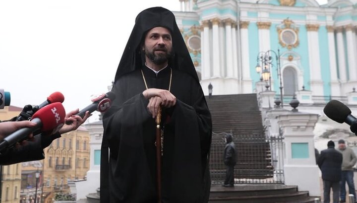 Экзарх Фанара в Украине епископ Михаил (Анищенко). Фото: Укринформ